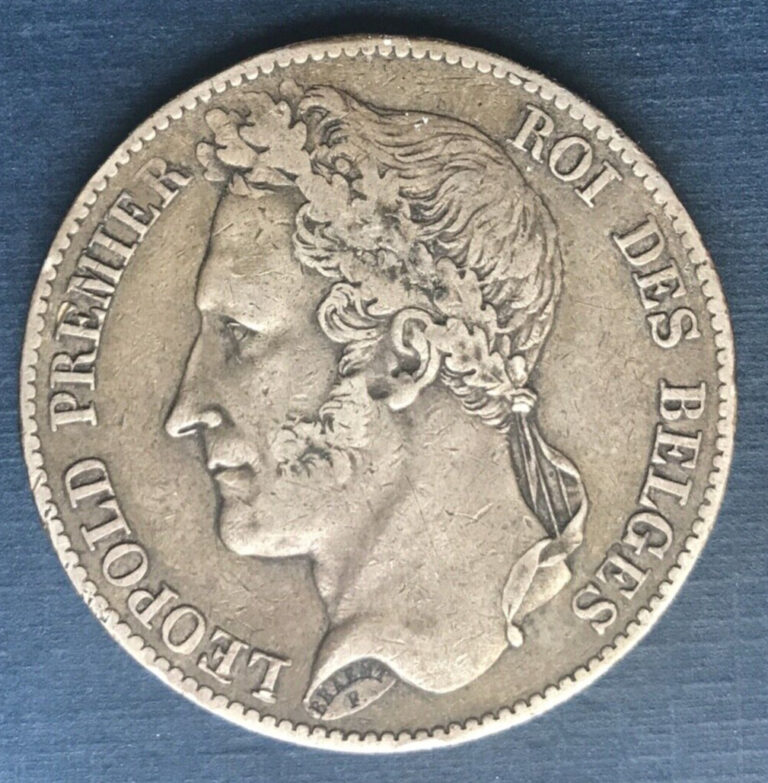Read more about the article 🇧🇪🇧🇪🇧🇪  1849 BELGIUM 5 FRANCS   5 Francs – Léopold I  🇧🇪🇧🇪🇧🇪