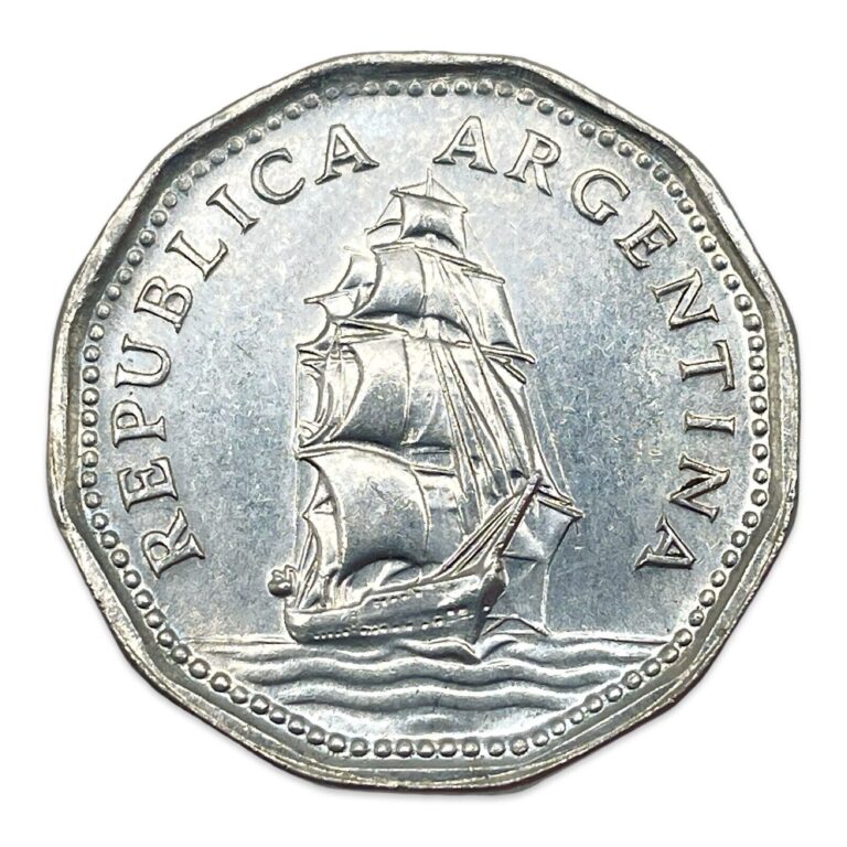 Read more about the article 1961 Argentina 5 Pesos – UNC #SAM8253