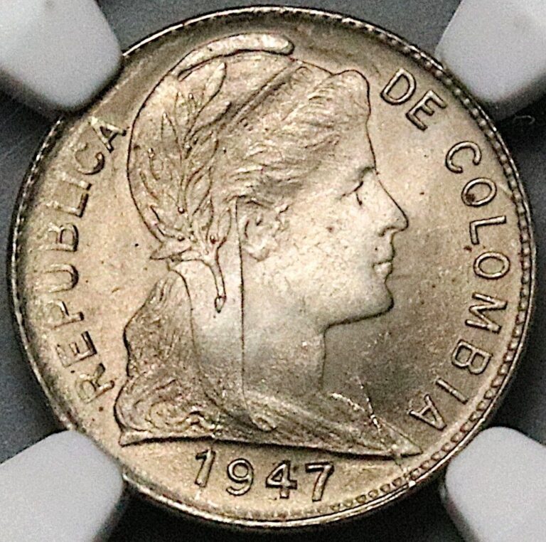 Read more about the article 1947-B NGC MS 66  Colombia 1 Centavo Bogota Mint State Coin POP 1/0 (23110701C)