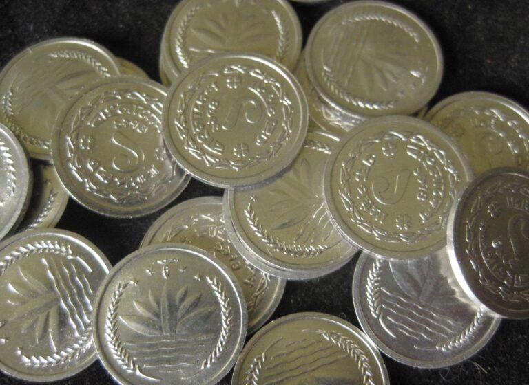 Read more about the article Bangladesh 1974  Poisha  BU  lot of 25 coins