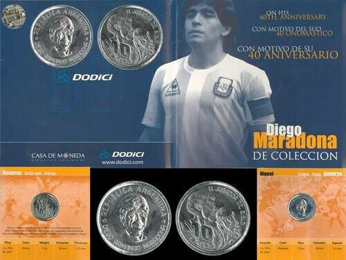 Read more about the article Maradona Diego Coin 40th Anniversary New From Argentina Discontinued