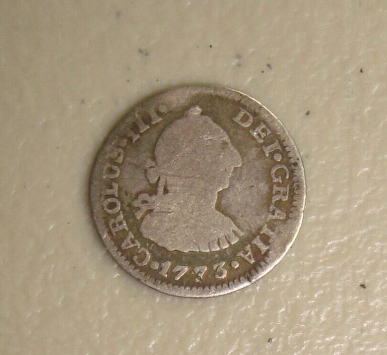Read more about the article 1773 Mexico  Charles III Assayer FM Silver 1/2 Real