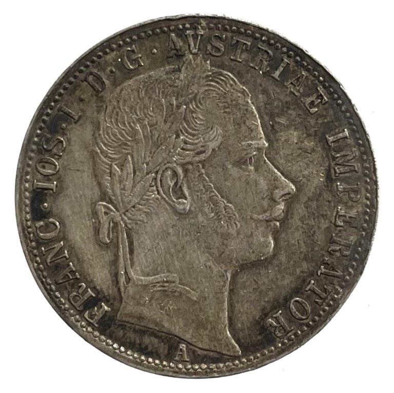 Read more about the article 1863 A Silver Austria 1 Florin Franz Joseph Coin Condition About Uncirculated