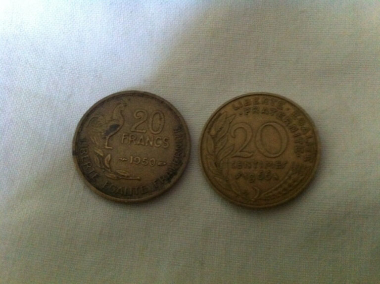 Read more about the article France – 20 Francs Coins – 1950 and 1966