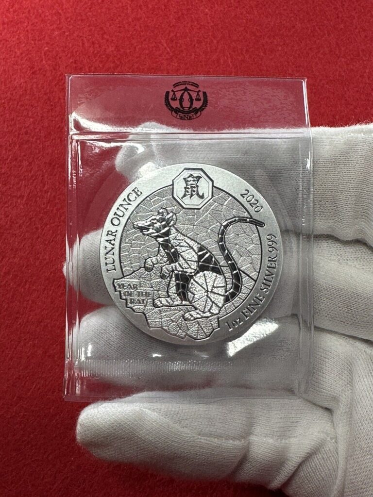 Read more about the article 2020 Rwanda Lunar Year Of The Rat 1 Oz .999 Silver Coin BU In Mint Packaging