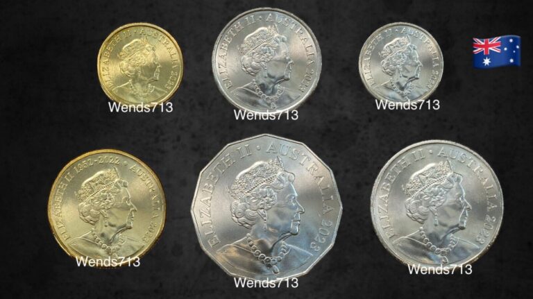 Read more about the article Australian 2023 6 coin Uncirculated Year Set Featuring “D” Mint Mark Mob of Roos