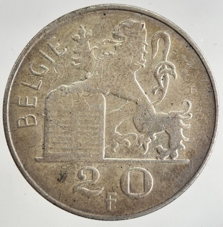 Read more about the article 1949 Belgium 20 Francs Silver Coin | Fine Collectable Grade | a8772
