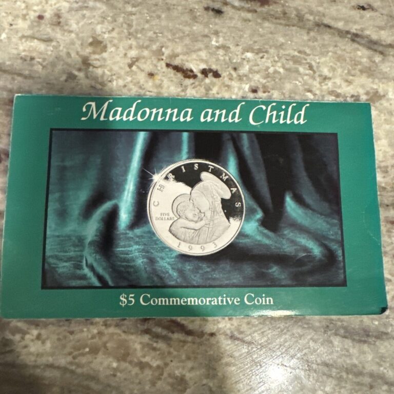 Read more about the article 1993 Madonna and Child $5 Christmas Commemorative Coin Marshall Islands