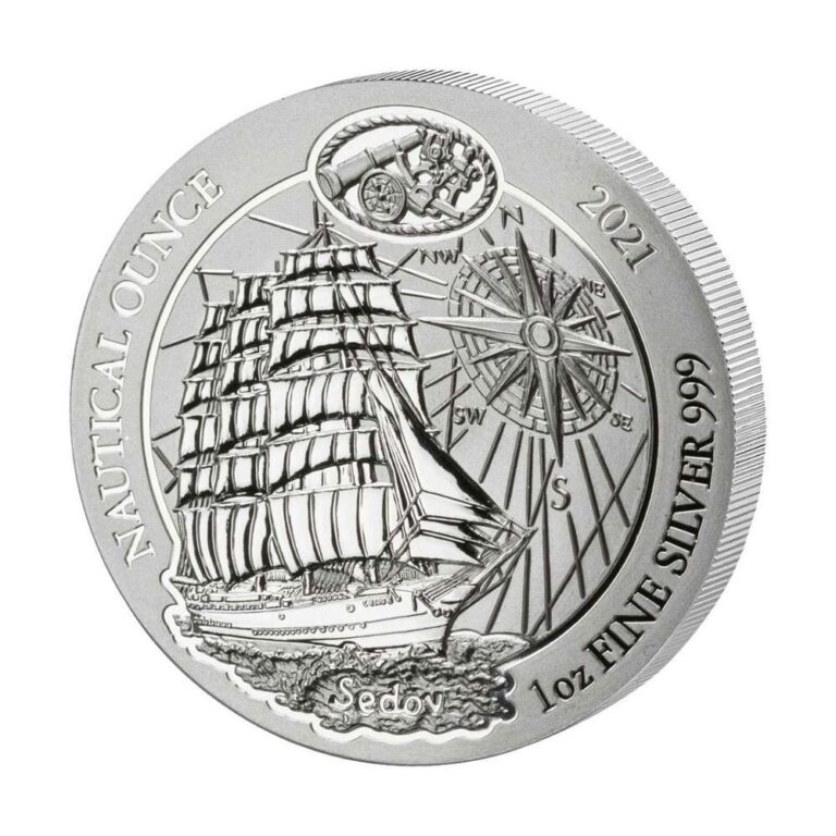 Read more about the article 2021 Rwanda Nautical Ounces – Sedov 1 oz Silver RWF Franc 50 Coin BU