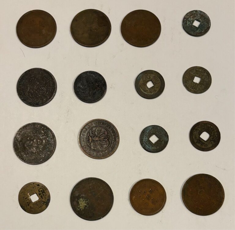 Read more about the article China large coin collection 16 coins lot 702