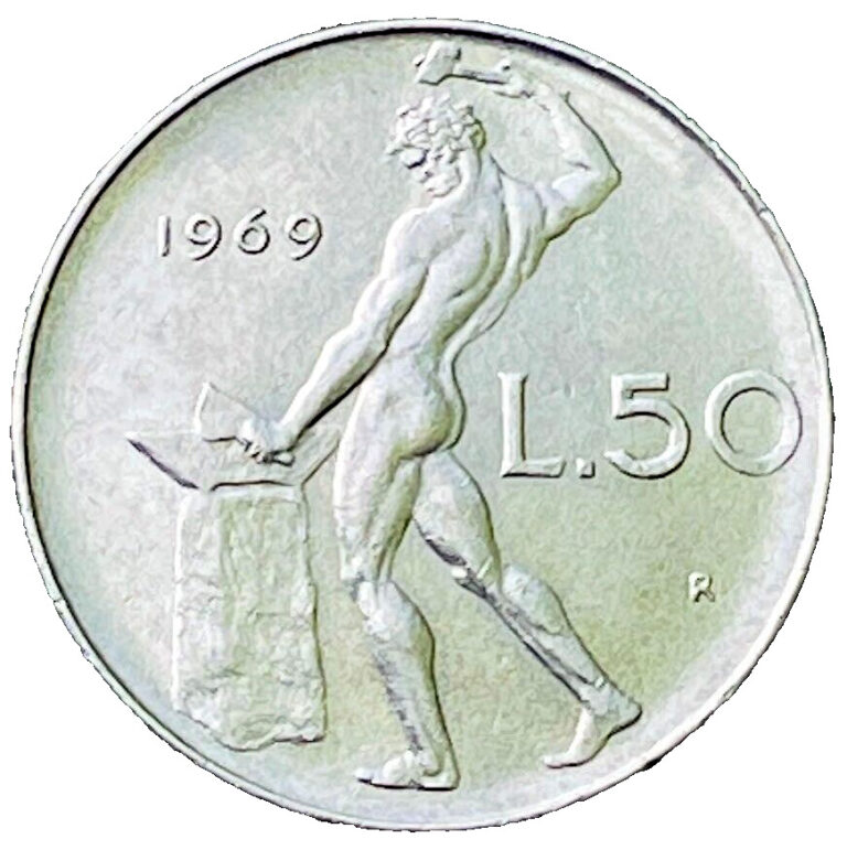 Read more about the article 1969 ITALY COIN 50 Lire KM# 95.1 Europe Italian Coins EXACT COIN SHOWN FREE SHIP