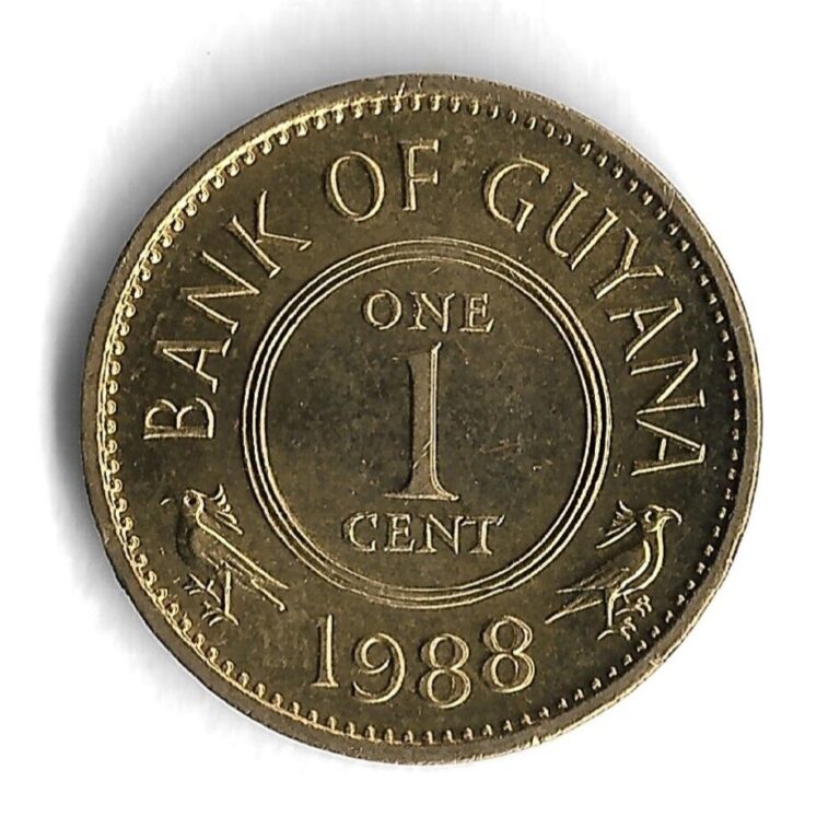 Read more about the article 1988 Guyana 1 Cent World Coin – KM# 31