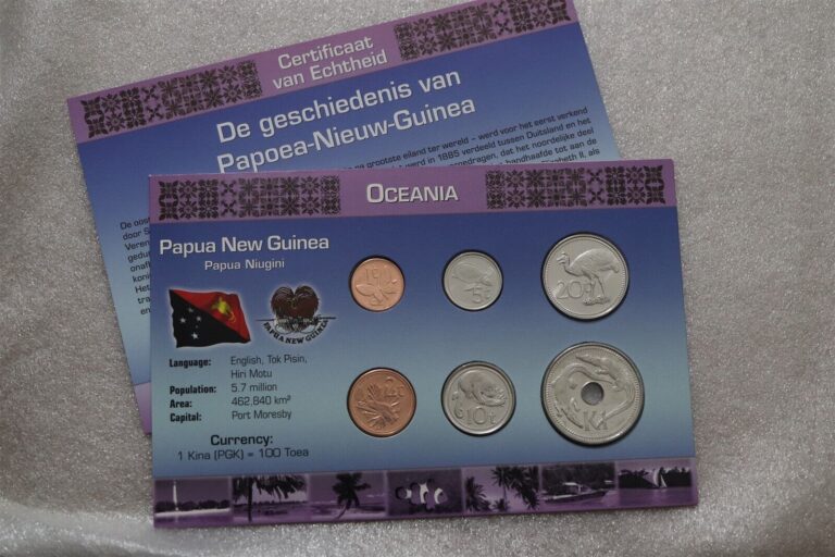 Read more about the article 🧭 🇵🇬 PAPUA NEW GUINEA SEALED COIN SET WITH COA B63 #38