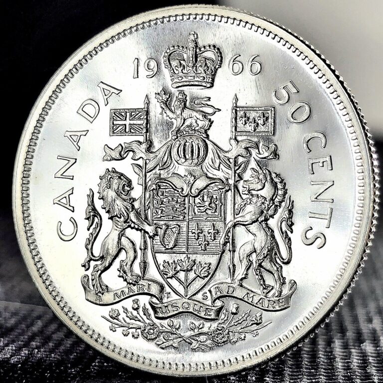 Read more about the article *Uncirculated* *Proof-Like* 80% Silver Canada Half Dollar .800 Fine Silver Coin