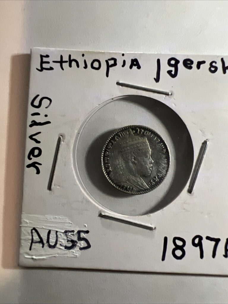 Read more about the article 1897A) Ethiopia 1 One Gersh – Silver # 002