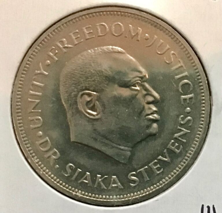 Read more about the article 1974 SIERRA LEONA ONE LEONE COMMEMORATIVE UNCIRCULATED COIN!