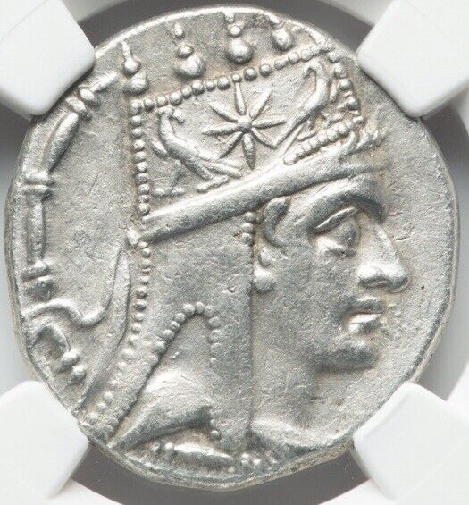 Read more about the article Tigranes II 95-56 BC  Tetradrachm Kings of Armenia  Armenian Silver Coin  NGC XF