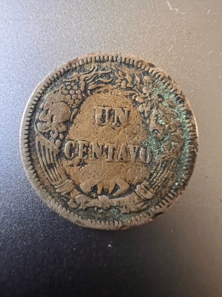 Read more about the article Peru 1863 Centavo Copper Nickel Coin