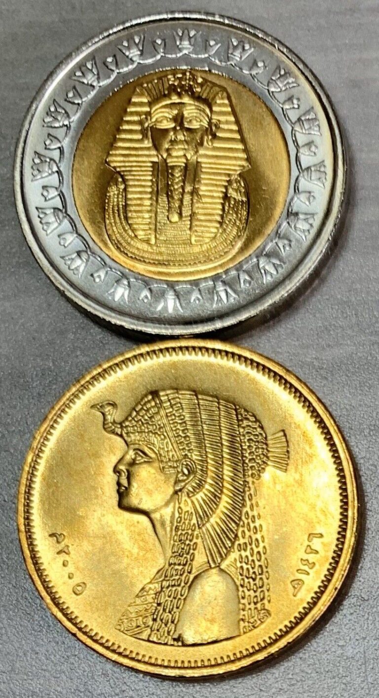 Read more about the article Egypt 2005 King Tut and Cleopatra Uncirculated Two Coins