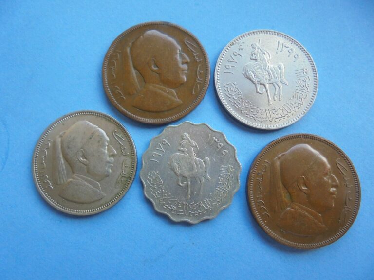 Read more about the article Libya  5 Coins  5 Milliemes to 100 Dirhams  Good Condition.