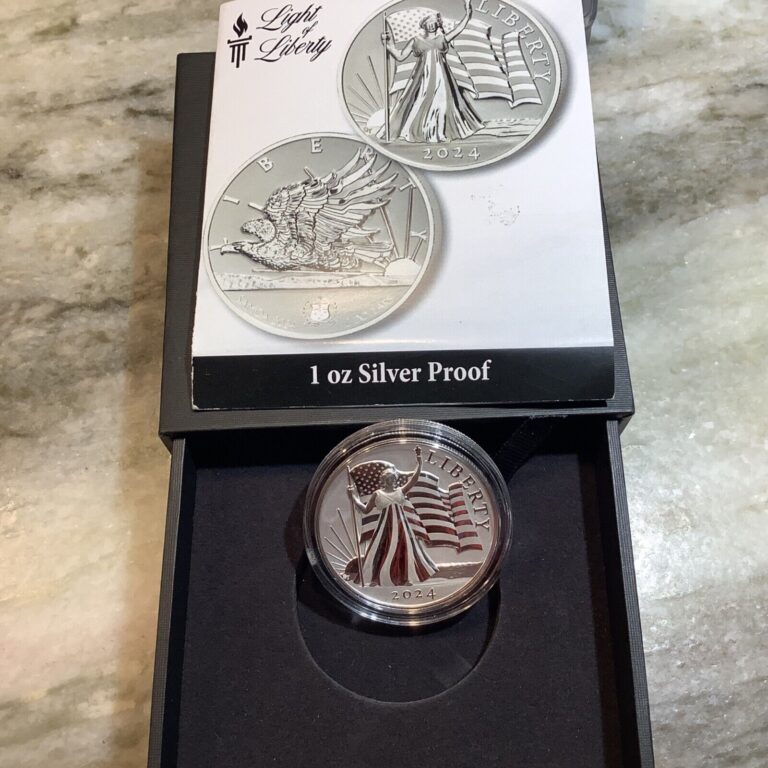 Read more about the article 2024 Samoa $2 LIGHT OF LIBERTY 1 Oz Silver Enhanced Reverse Proof