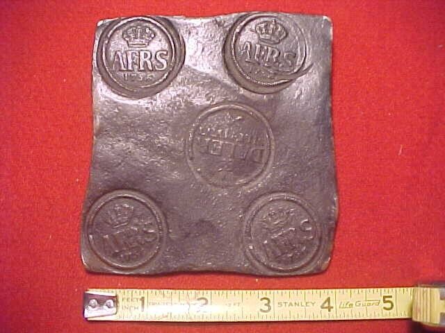 Read more about the article SWEDISH 1756 COPPER 1/2 DALER PLATE MONEY COIN ~ NICELY TONED  ~ ESTATE ITEM