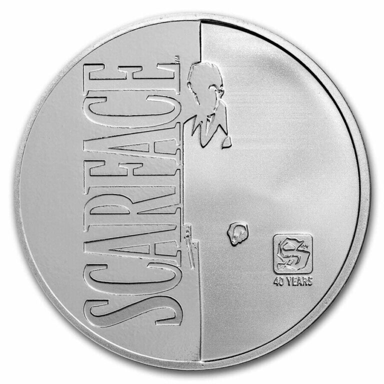 Read more about the article 2023 Chad 1 oz Silver 5000 Francs Scarface 40th Anniversary Coin