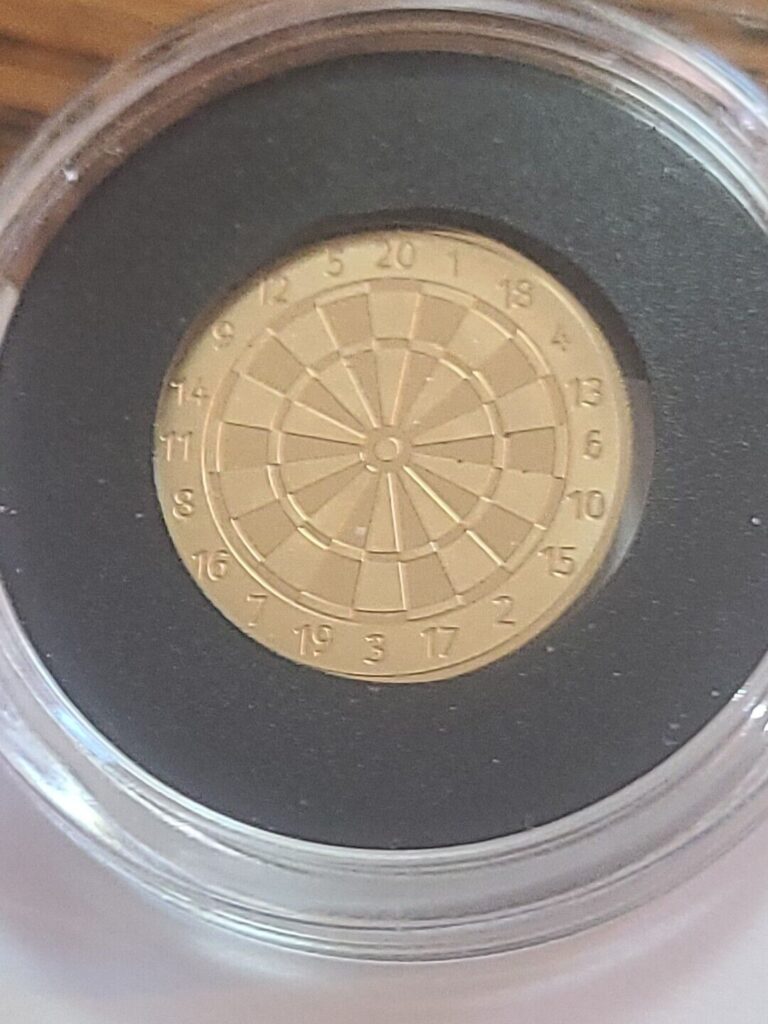 Read more about the article Palau Half Gram 999.9 Gold Dartboard Extremely Limited Mintage