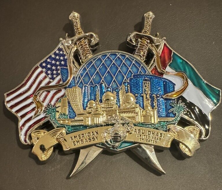 Read more about the article Marine Security Guard United Arab Emirates Detachment Challenge Coin