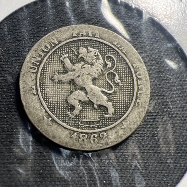 Read more about the article 1862 Belgium 5 Centimes Z4278