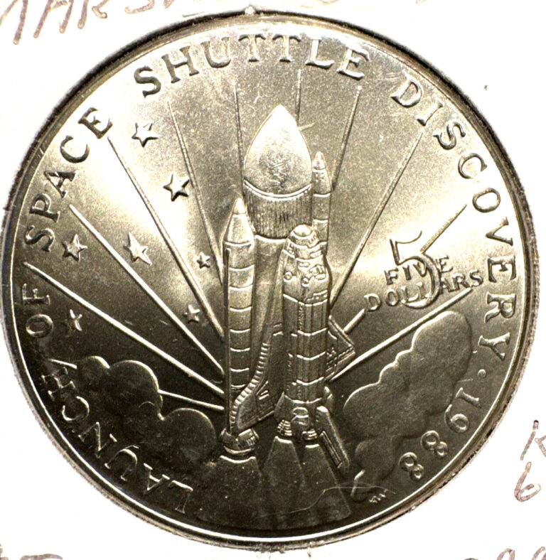 Read more about the article Marshall Islands 1988 5 dollars KM 6 BU US Space Shuttle