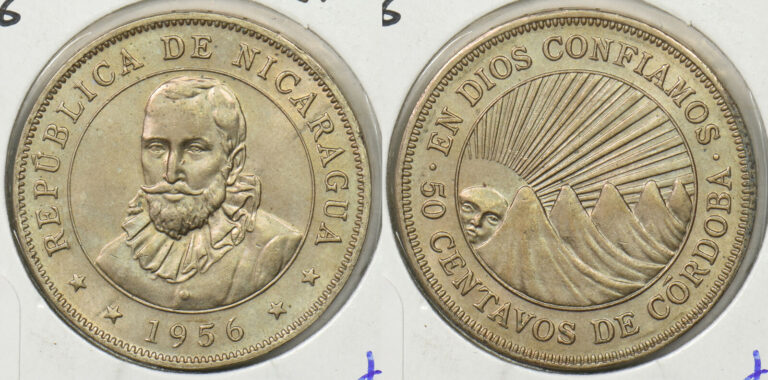 Read more about the article Nicaragua 1956 50 Centavos P490192 combine shipping