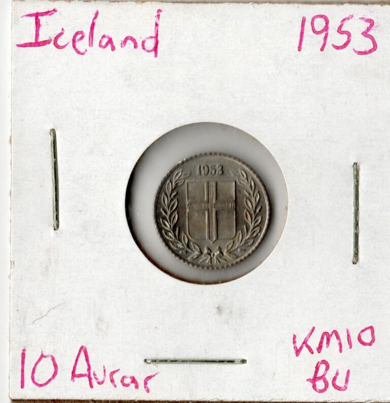 Read more about the article Coin Iceland 10 Aurar 1953 KM10