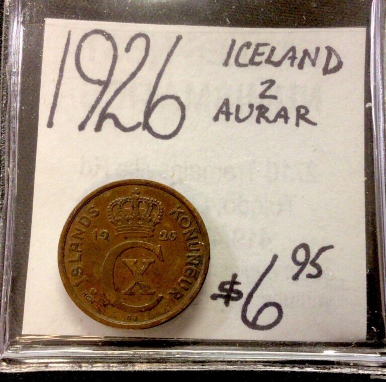 Read more about the article 1926 Iceland 2 Aurar! ENN Coins