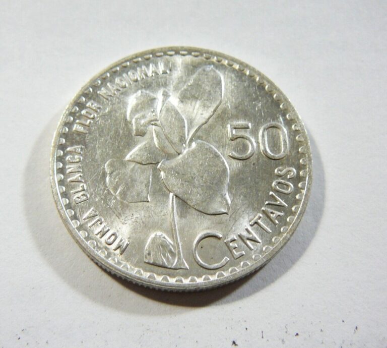 Read more about the article 1962 Guatemala Silver 50 Centavos