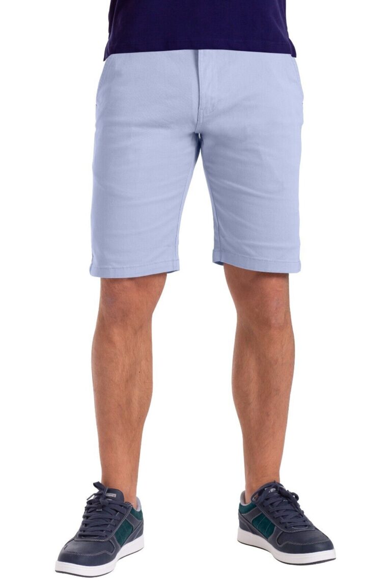 Read more about the article Mens Chino Half Pants Slim Fit Casual Cotton Summer Golf Beach Flat Front Shorts