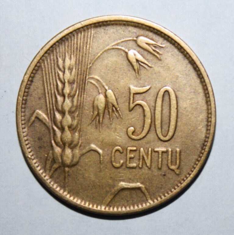 Read more about the article S7 – Lithuania 50 Centu 1925 Very Fine + / Extremely Fine Coin – Scarcer