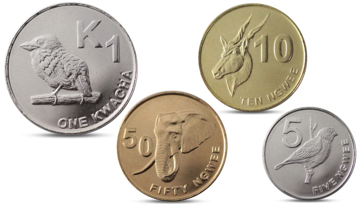 Read more about the article Zambia Set of 4 coins  5 10 50 Ngwee 1  Kwacha 2012  UNC  Animals