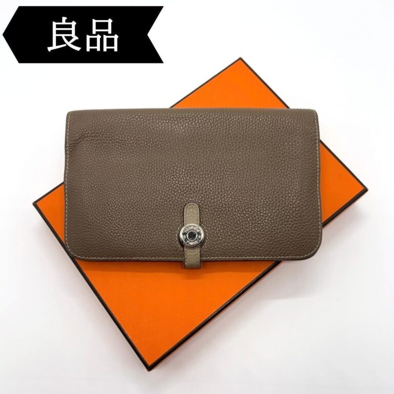 Read more about the article ◇Hermes◇Togo/Dogon GM/Wallet/Long wallet/Brand/Engraving:□L from JAPAN