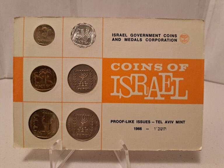 Read more about the article “Coins of Israel” 1966 Set | Intact | Some Imperfections | See Pictures