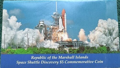 Read more about the article 1988 Marshall Islands $5 Commemorative Space Shuttle Discovery Coin  Mint Sealed