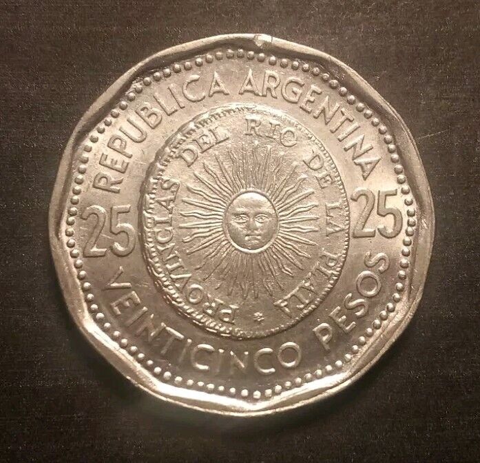 Read more about the article 1965 Argentina 25 Pesos Coin