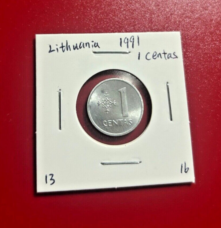 Read more about the article 1991 LITHUANIA 1 CENTAS COIN – NICE WORLD COIN !!!