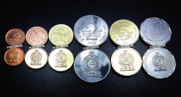 Read more about the article Sri Lanka Set Of 6 UNC Coins  25 50 Cents 1 2 5 10 Rupees 2005-2013