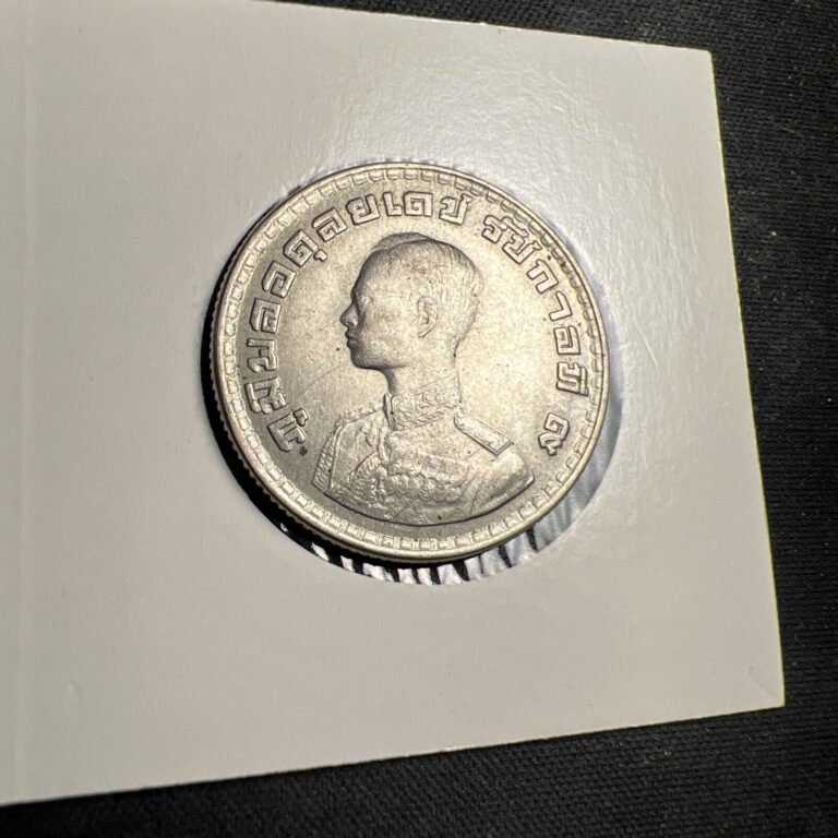 Read more about the article 1962 Thailand 1 Baht MIS-ALIGNED Wrong Coin Alignment X41