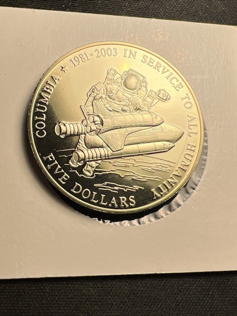 Read more about the article 2003 Liberia 5 Dollars Man In Space Z5312