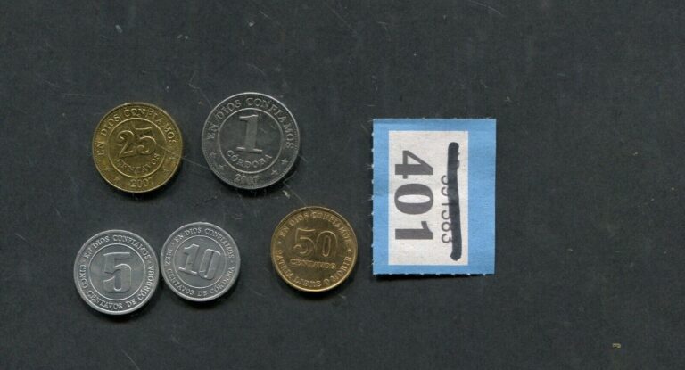 Read more about the article Set of   5   coins of     Nicaragua