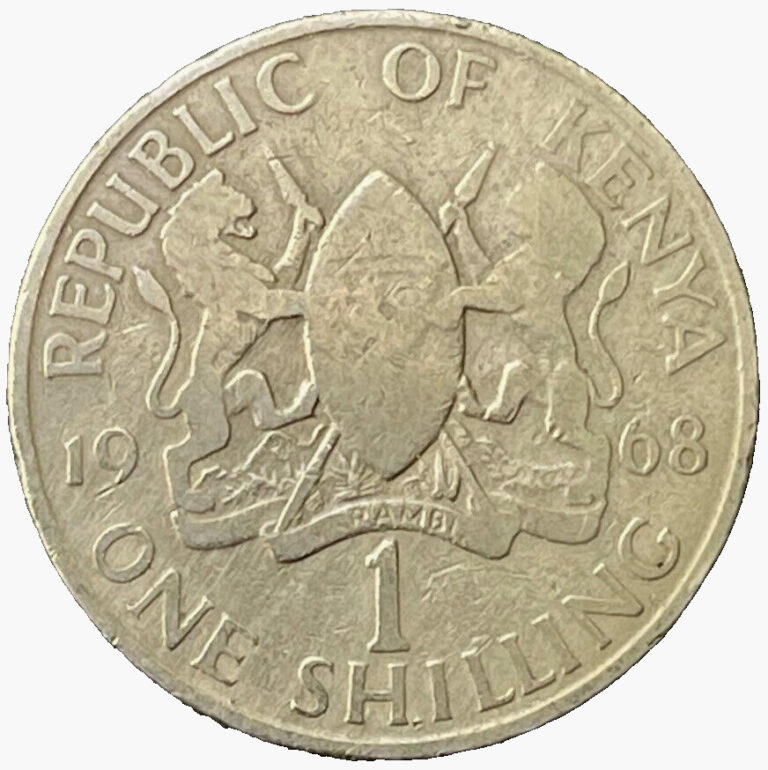 Read more about the article 1968 KENYA Coin 1 Shilling KM# 5 Africa African Coins Exact Shown Free Shipping