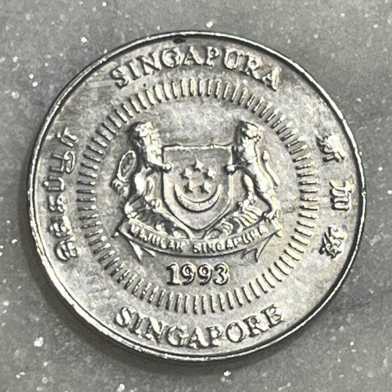 Read more about the article 1993 | Singapore – 10 Cents coin AU