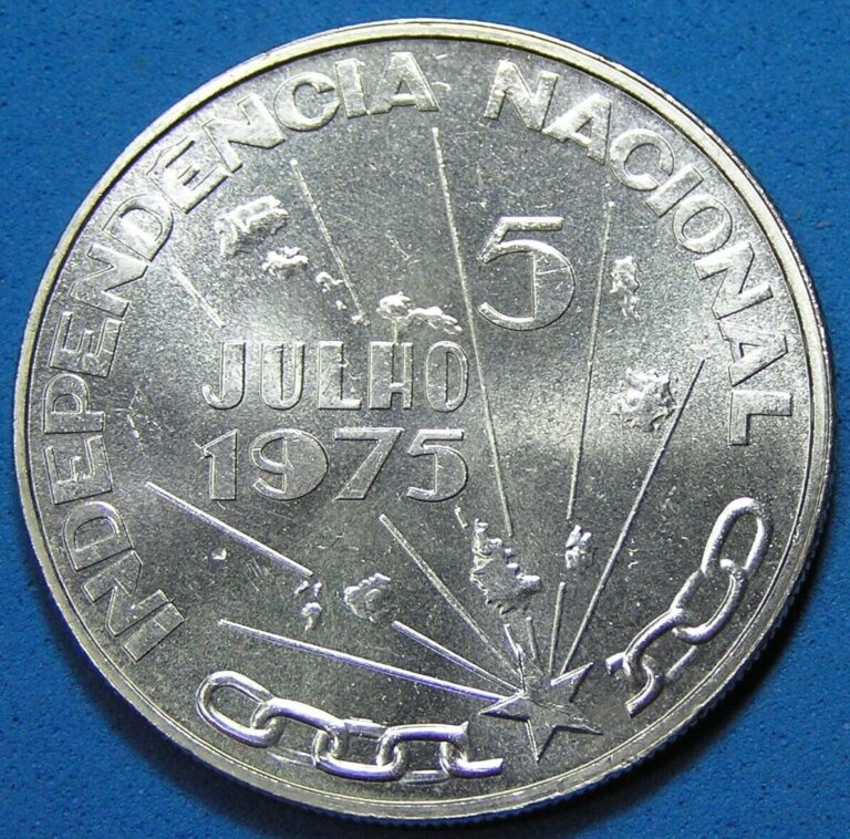Read more about the article Cape Verde 250 Escudos .900 Silver Coin 1976 UNC Independence  16.4 grams 33.5mm